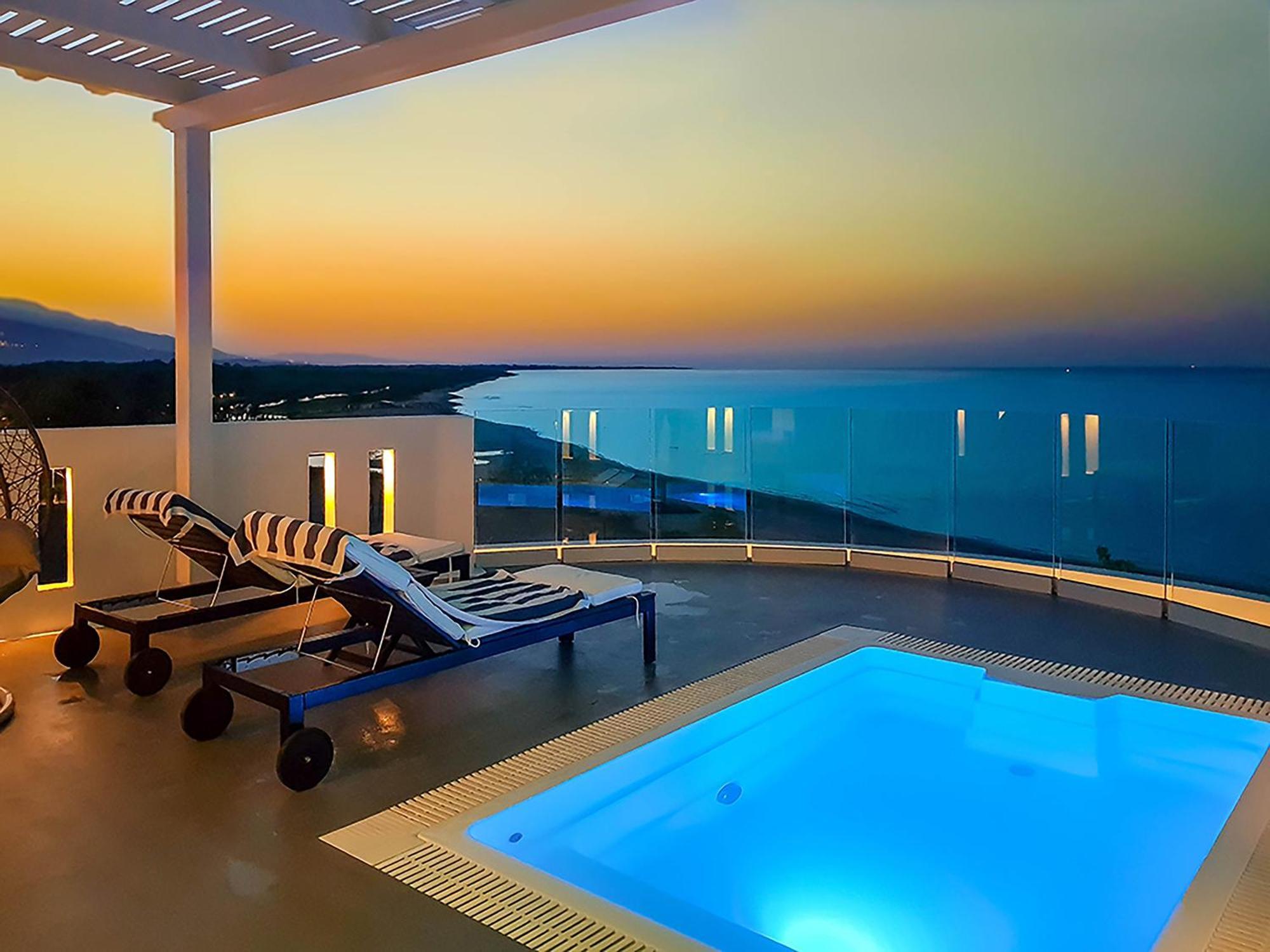 Panorama Suites & Spa - Adults Only Sztómio Kültér fotó