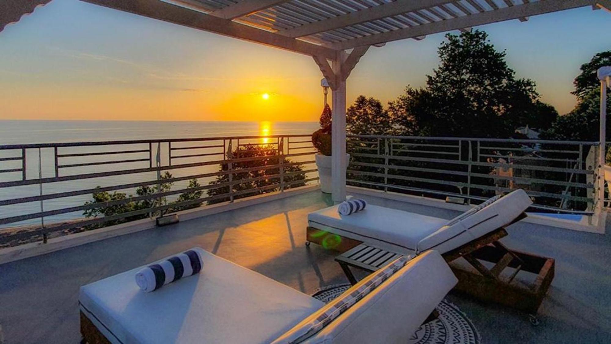 Panorama Suites & Spa - Adults Only Sztómio Kültér fotó